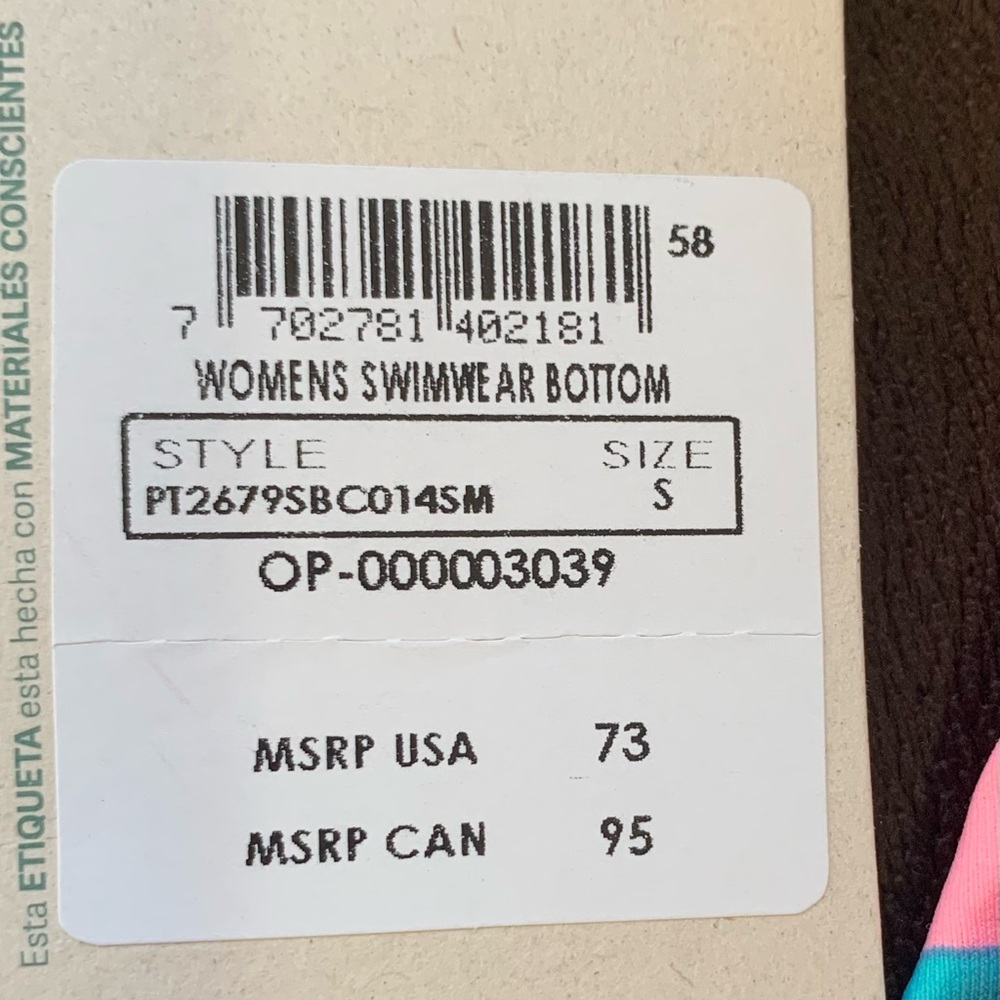 MAAJI bold floral reversible (2) piece 82% polyamide bikini size Small NWT - Picture 4 of 15
